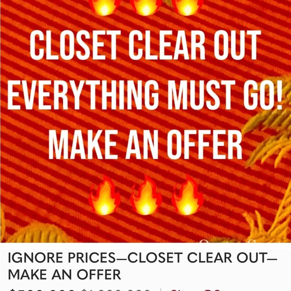 Help clear my closet!